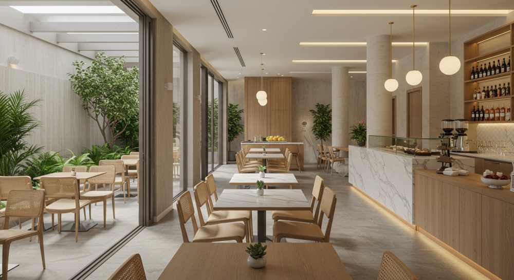 jasa desain interior cafe elegan bandung cimahi jakarta bogor tasikmalaya tangerang banten